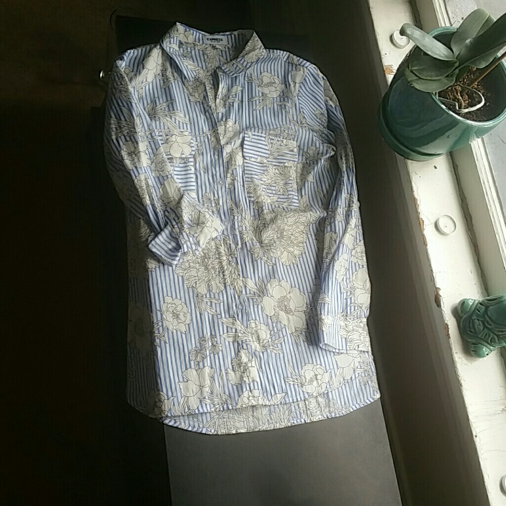 Stripe Floral City Shirt